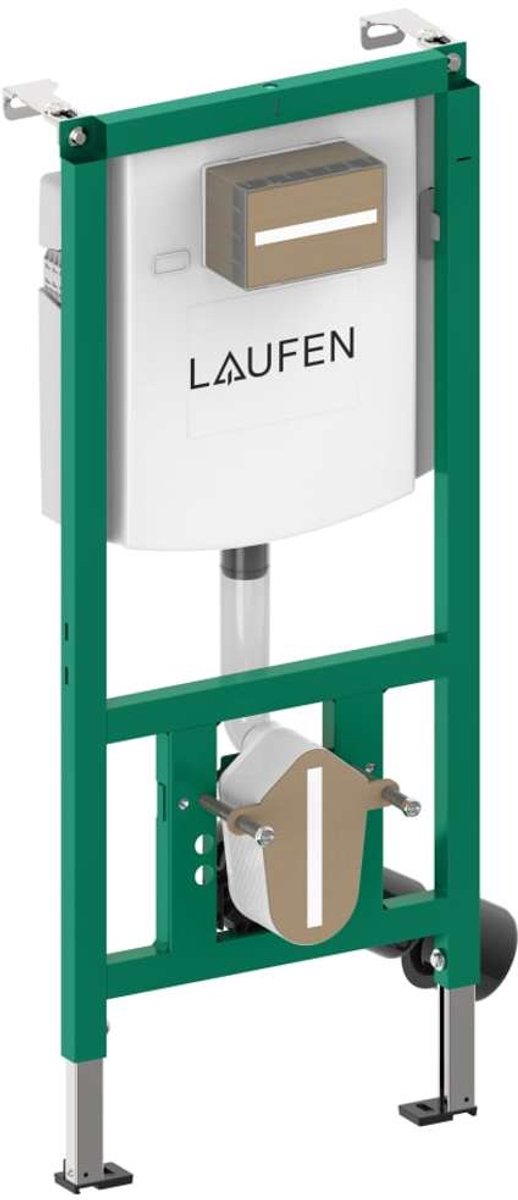 Laufen INEO - Voorwandinstallatie voor hangende toiletten, hoogte 1,12 m H9201140000001