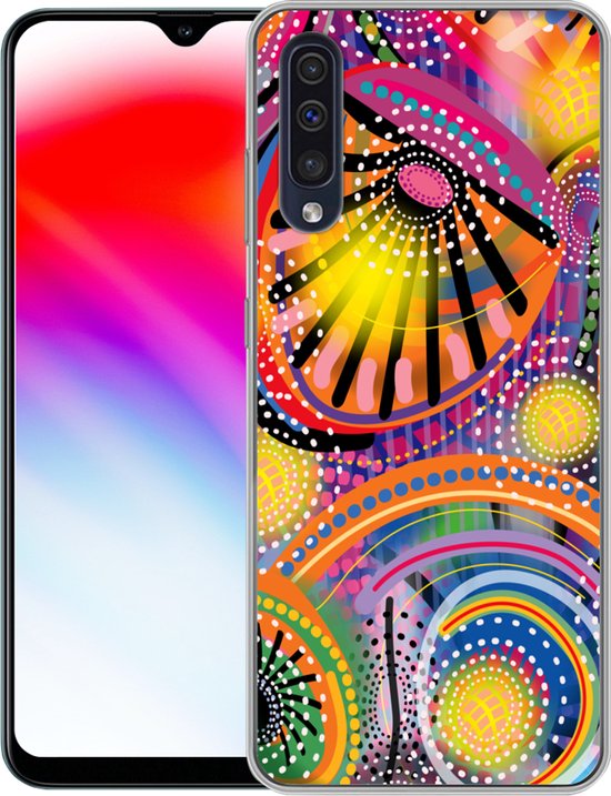Coque Samsung Galaxy A30s - Formes - Art - Motifs - Psychédélique - Coque de téléphone en Siliconen