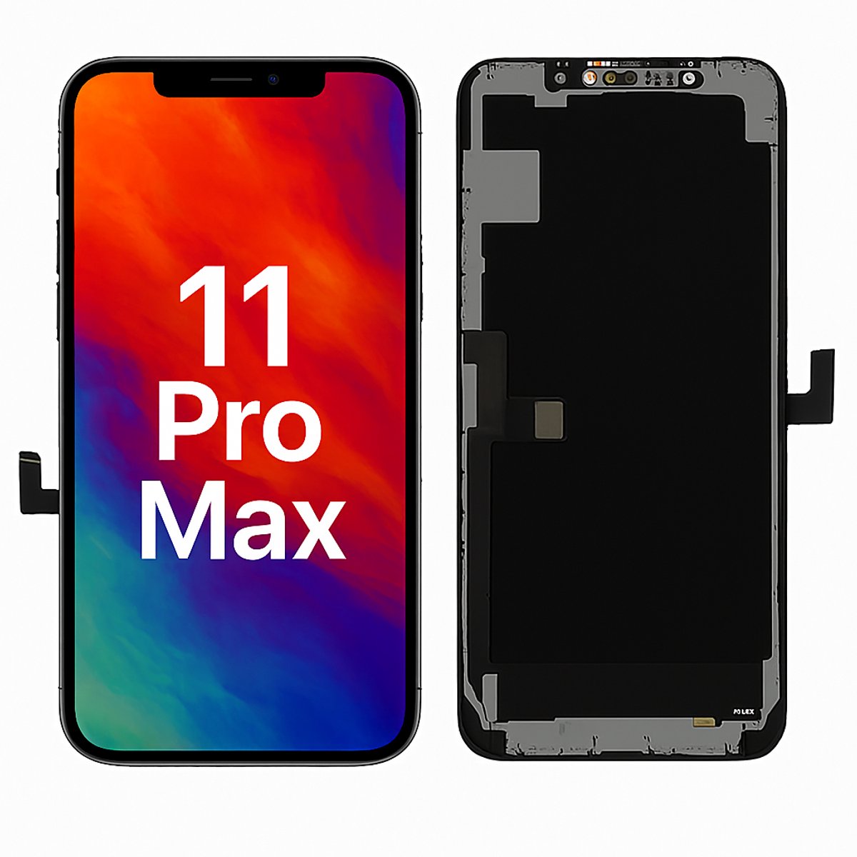LCD Scherm Geschikt Voor IPhone 11 Pro Max Met Front Camera Frame | Hoge HD+ Kwaliteit Display