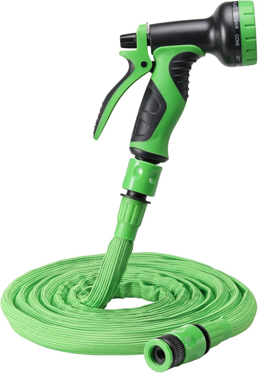Flexibele Tuinslang - 10 functies spray - 15 m - Opvouwbare rekbare