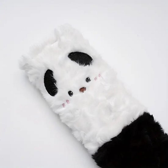 Gordelbeschermer Kind - Zwarte Panda - Gordelkussen 2 Stuks - Gordelhoezen - Kasey Products van Merkloos — afbeelding 2