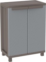 DailySupplies® Tuinkast Kunststof - Tuinkist - Tuinkasten voor Buiten - Tuinberging - Grijs