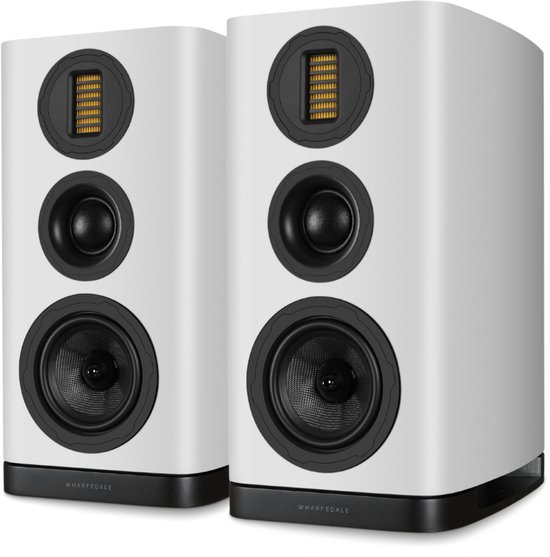 Fluance Elite High Definition 2-weg bipolaire surroundluidsprekers voor breedspreiding surround sound in thuisbioscoopsystemen - wit/paar (SXBP2WH