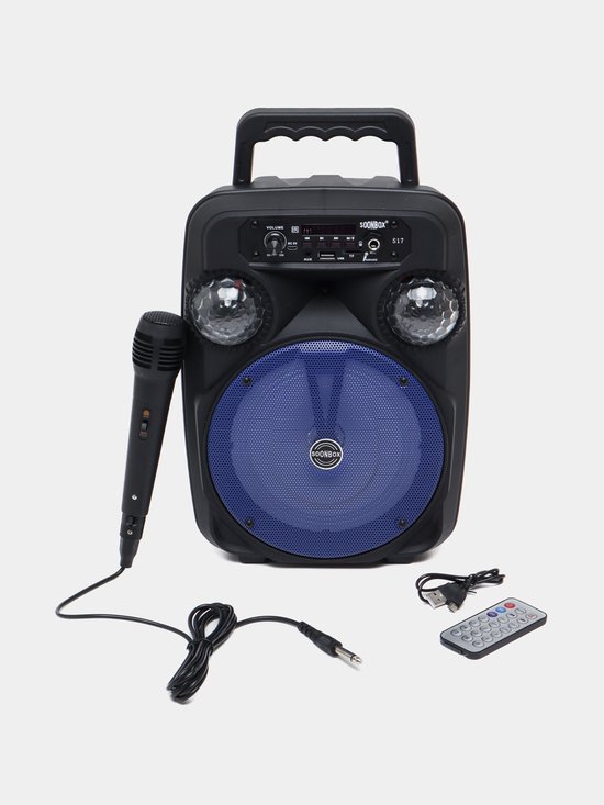 Draadloze Bluetooth Stereo Speaker met Microfoon, AUX Ingang, Krachtig Geluid, Minimalistisch Design
