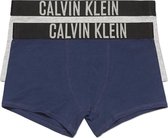 Calvin Klein - Jongens - 2-Pack Trunk Boxershorts  - Grijs - 164/170