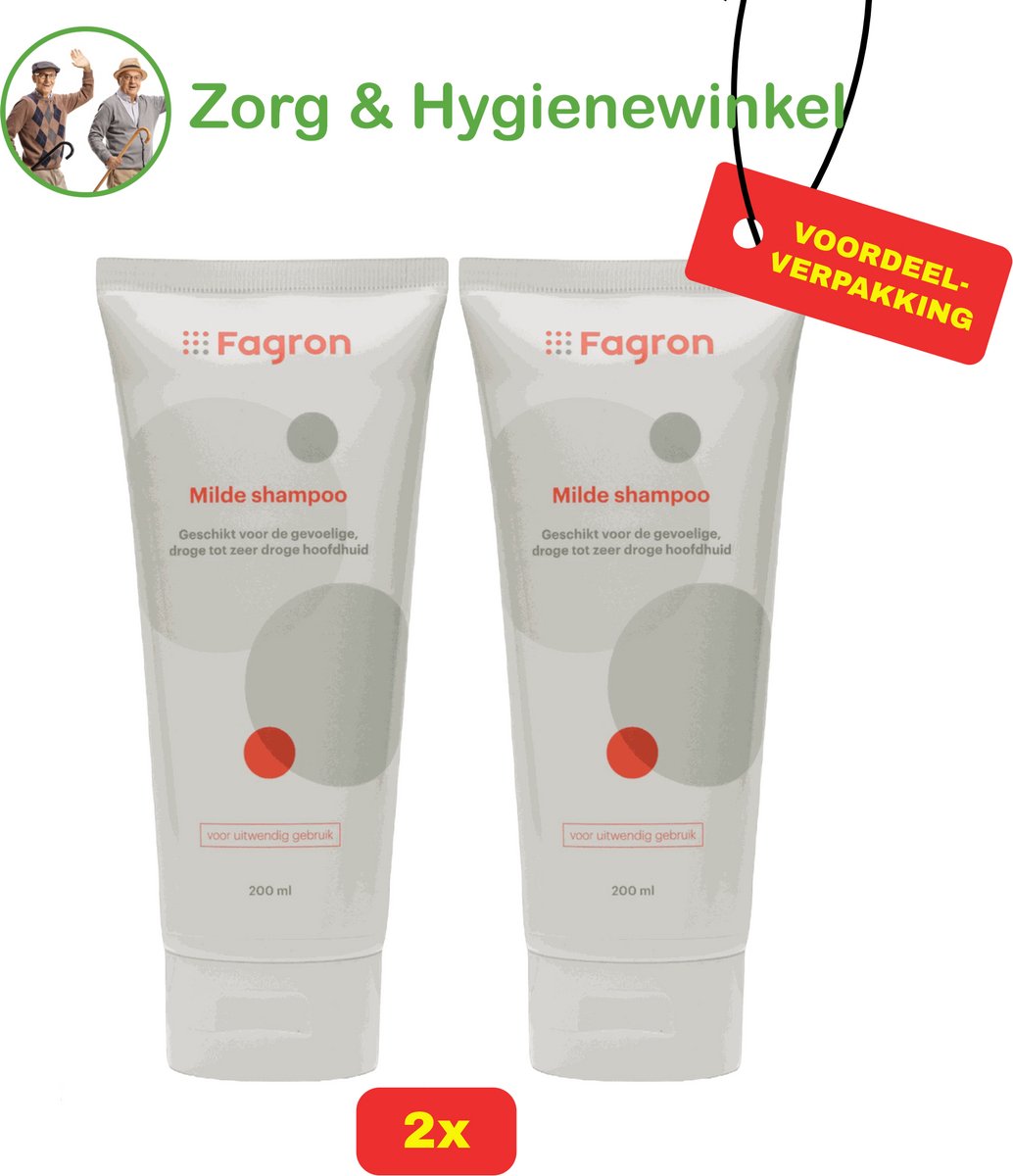 Fagron Milde Shampoo - 2x 200ml - Voordeelverpakking!
