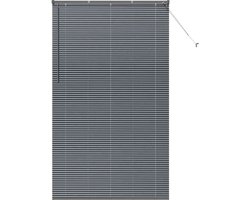 vidaXL - Venetiaanse - jaloezie - Donkergrijs - 220 - x - 135 - cm - 25 - mm - Aluminium