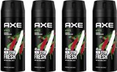 Axe - Deodorant - Spray - Africa - 150ml x 4