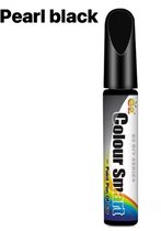 TLVX Lakstift Hoogglans Zwart / Auto Schade Kras Reparatie Pen Verf Kwastje / Car Scratch Repair Black Pearl / Lak Schade herstel Auto / Motor / Scooter / Fiets / E-Bike / Fatbike / Kras Verwijderen / Steenslag / Sleutelschade Deur / Waterproof