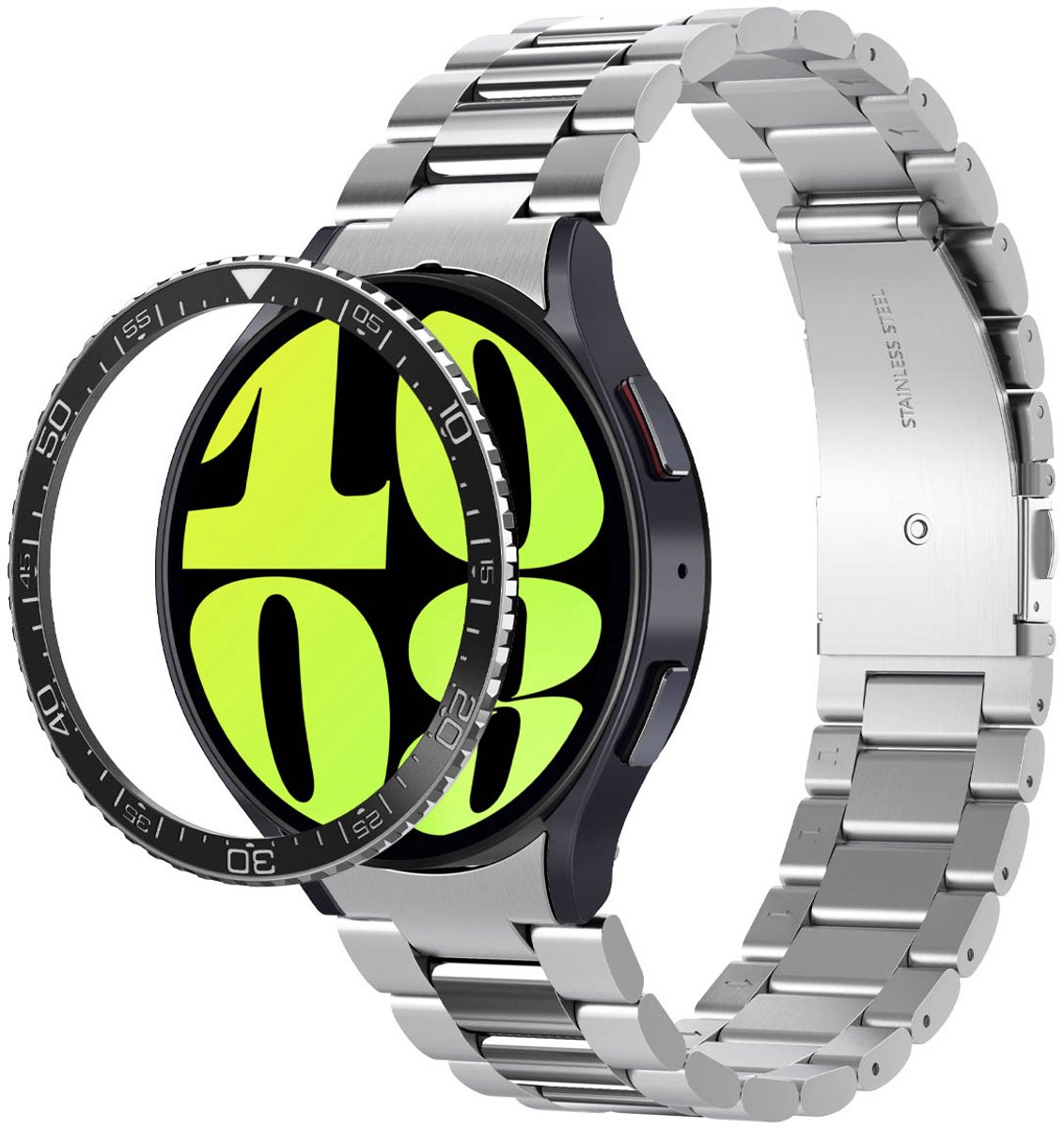 Spigen Bezel Tune geschikt voor Samsung Galaxy 6 - 44 mm - Black