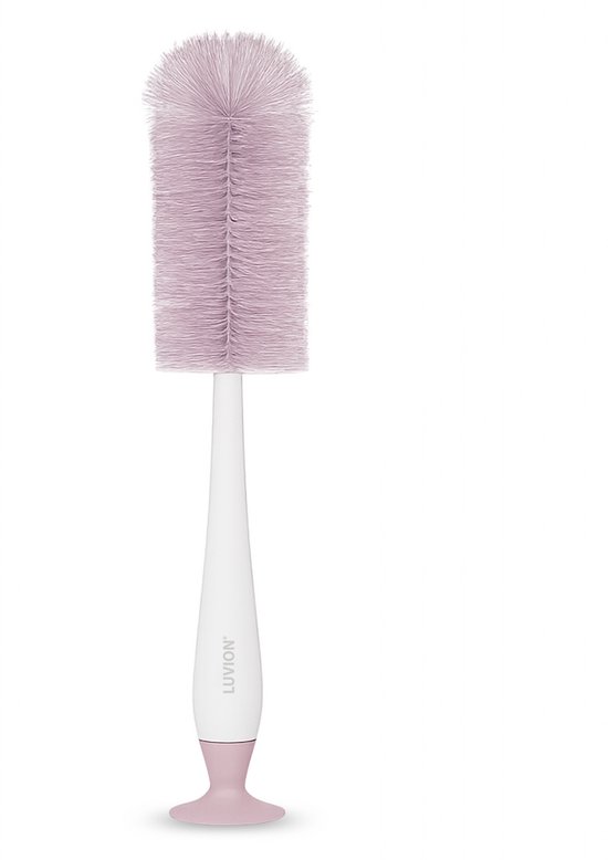LUVION® 2-in-1 Flessenborstel Set (3 stuks) - Inclusief baby fles en speen borstel - Mauve Purple van Luvion — afbeelding 2