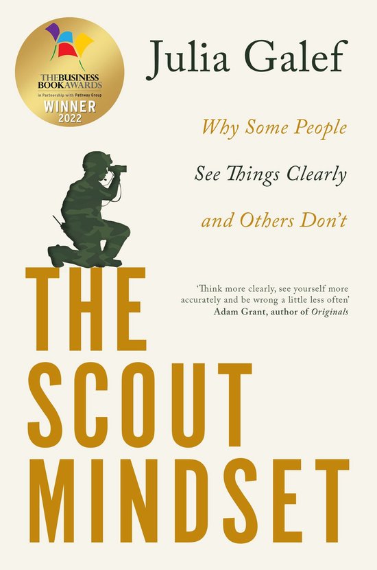 The Scout Mindset - cover