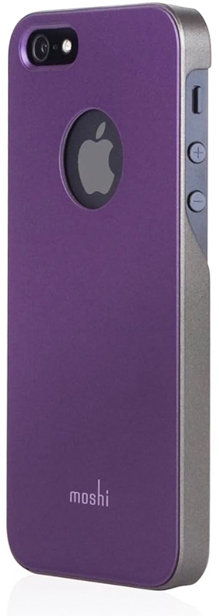 Moshi, Beschermhoes Geschikt voor Apple iPhone 4/4S iGlaze TITANIUM, Paars