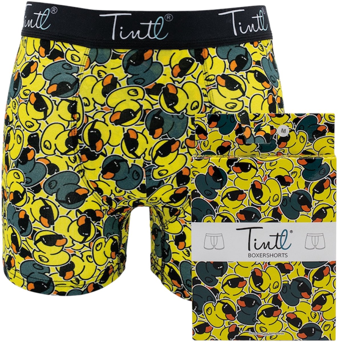 Tintl geschenkset boxershorts + sokken | Animal - Ducky (maat M & 41-46)