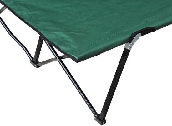 LBB Veldbed - Kampeerbed - Vouwbed - Ligbed - Stretcher- Campingbedje - Opvouwbaar - 2 Persoons - Groen van LBB — afbeelding 5