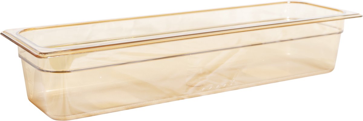 Rubbermaid Gastronorm voedselpan hitte bestendig 2/4 3.4 Liter - Amber