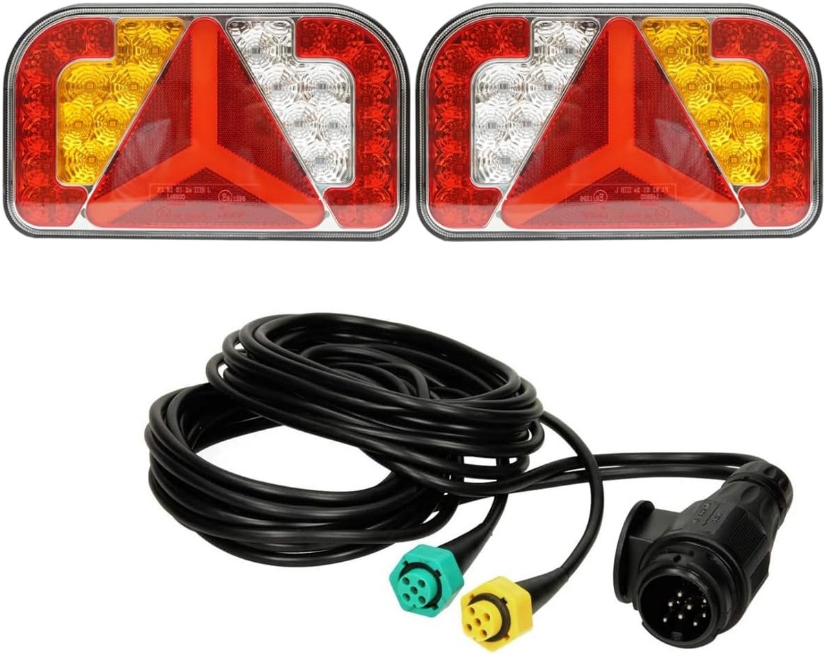 BTP - Achterlicht - 238 x 140mm - Aanhangwagen - Set Links en Rechts
