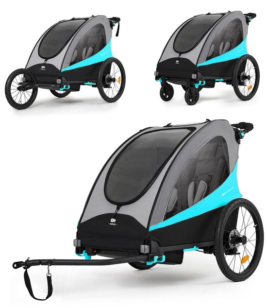 Kinderkraft NAVA 3-in-1 Fietskar