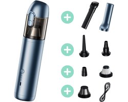 Purgato - Auto Stofzuiger - 2 in 1 Zuig- en Blaasfunctie - Draadloos - 16000Pa - Kruimeldief - USB
