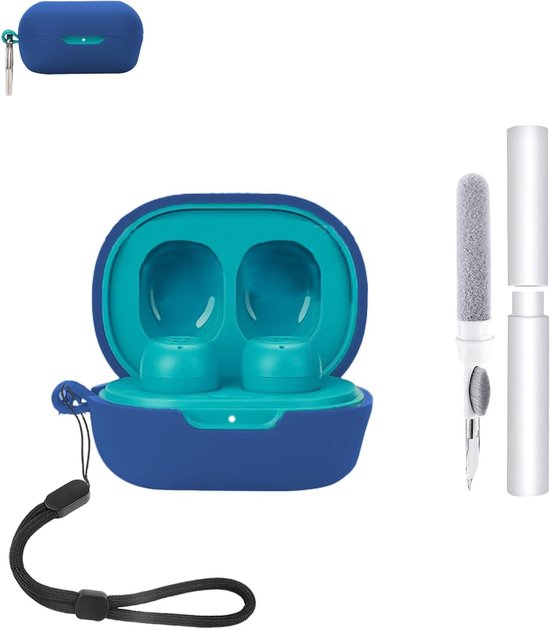 ByShane - Siliconen Beschermhoes voor Mini Earbuds - Duurzame Case met Oplaadmogelijkheid - Schokbestendig en Comfortabel - Geschikt voor JLab JBuds - Milieuvriendelijk.