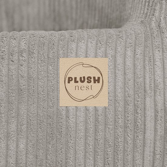 Plush Nest Kinderfauteuil Beige Corduroy - Peuterstoel Zacht & Licht - 12+ maanden - 40x53 cm van Merkloos — afbeelding 3