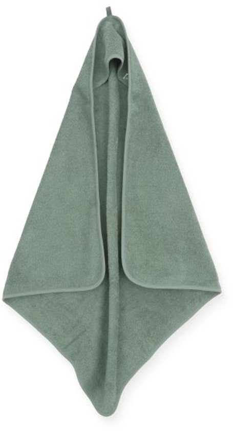 Jollein Cape/écharpe de bain Ash Green avec naam brodé - cadeau de maternité avec naam