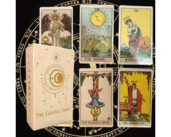 The Classic Tarot – 78 Kaarten met Gidsboekje – Tarotkaartenset voor Beginners & Verzamelaars – Spiritueel Cadeau - Engels