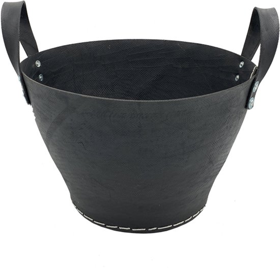 Houtmand gerecycled rubber - D40/H24 - stevig & duurzaam