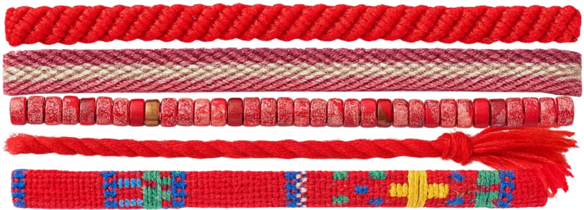 Azurro Heren Armbanden Set Fioro – Uniek en Handgemaakt Verschillende Designs – Natuursteen, Touw & Kralen Mix – Mediterrane Stijl - Cadeau voor Mannen & Vaderdag