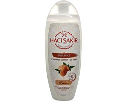 Hacı Sakir Shampoo en Conditioner 500 ml 2in1 Amandel - voor droog en beschadigd haar -Sampuan ve sac kremi - Hacı Sakir Shampoo and Conditioner 2in1 Almond - for dry and damaged hair 500 ml