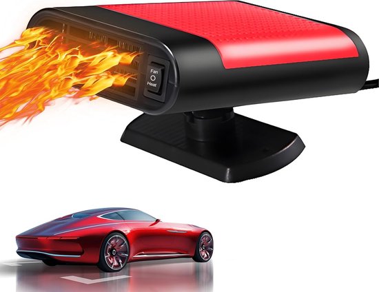 Crrynuo Ventilatorkachel - Elektrische Convectorkachel - Autoverwarming - 360° Draaibare Stekker Voor Ontwaseming