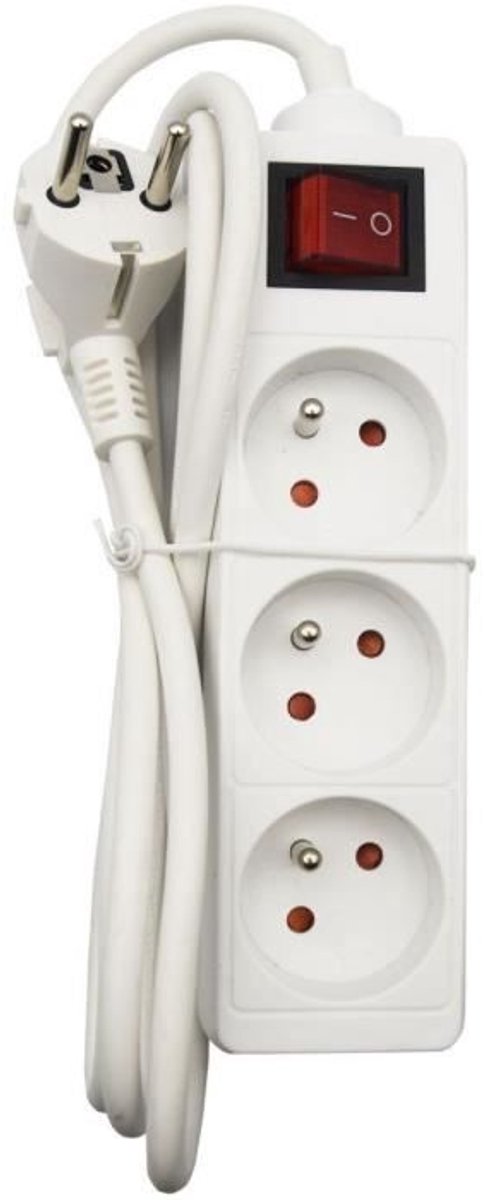 Huishoudelijke unit - GAO - 3 2P+T stopcontacten - Met schakelaar, NF-conform