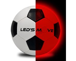LED'S MOVE Lichtgevende Voetbal | Lichtgevende Bal met Licht | LED voetbal | Glow in the Dark | LedsMove Lichtgevend Speelgoed | Bal Maat 5 | Leukste Cadeau voor Voetballer - Model LS2 Traditional
