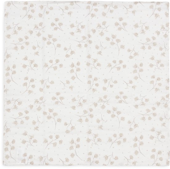Jollein - Hydrofiele Doek Small - 70x70cm - Leafy Dreams - 3 Stuks van Jollein — afbeelding 4
