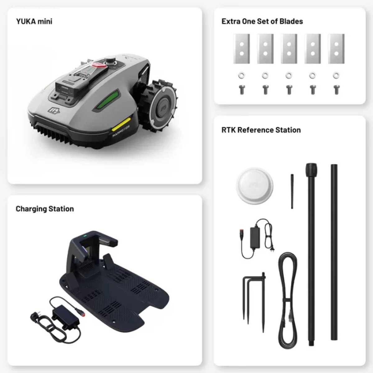 Mammotion YUKA mini 800 - robotmaaier - draadloos - GPS - afbeelding 3