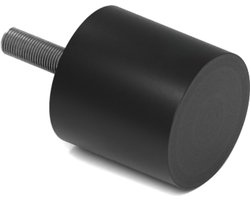 Rubbermagazijn - Trillingsvoet Type D 25x25mm - M6 - Set 10 stuks