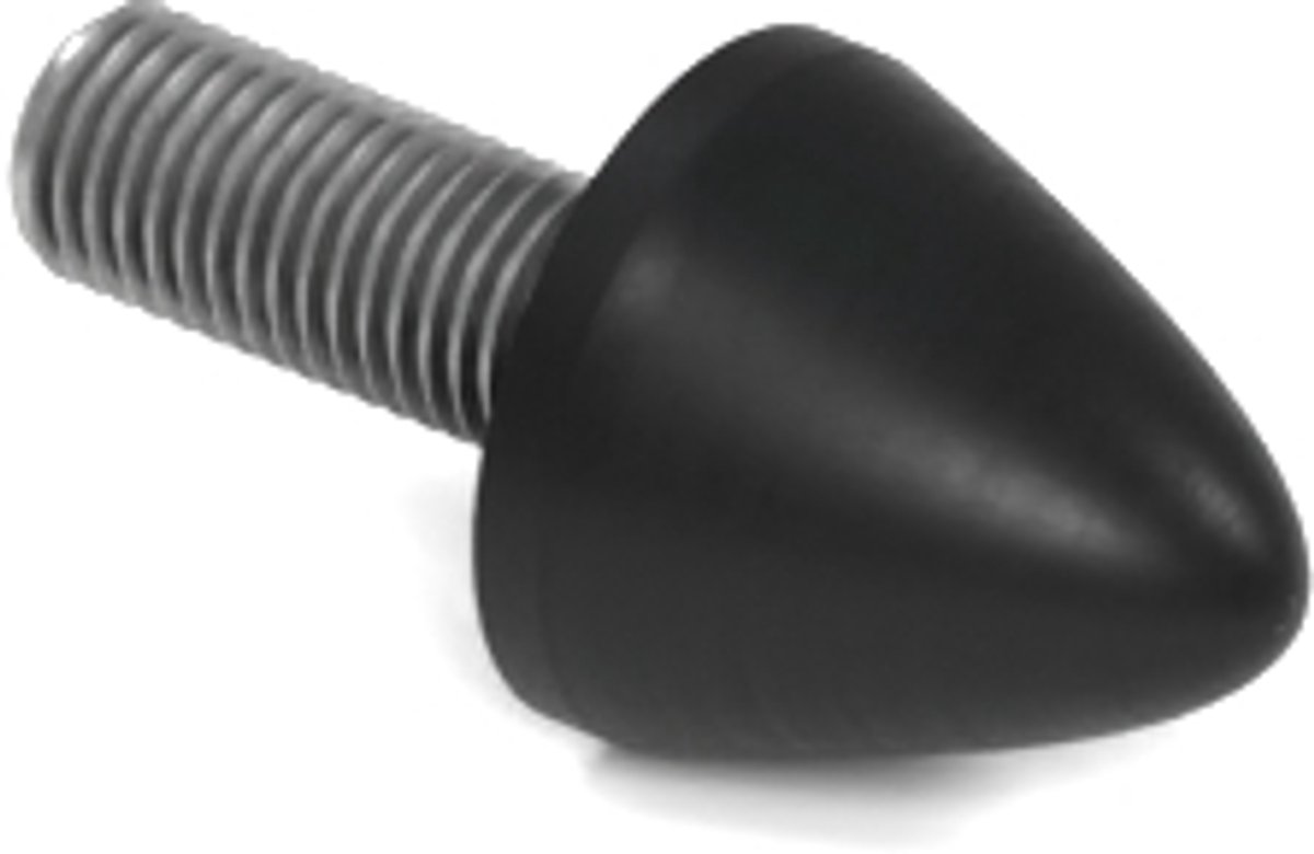 Rubbermagazijn - Parabool demper Type KP/D 20x20mm - M8 - Set 10 stuks