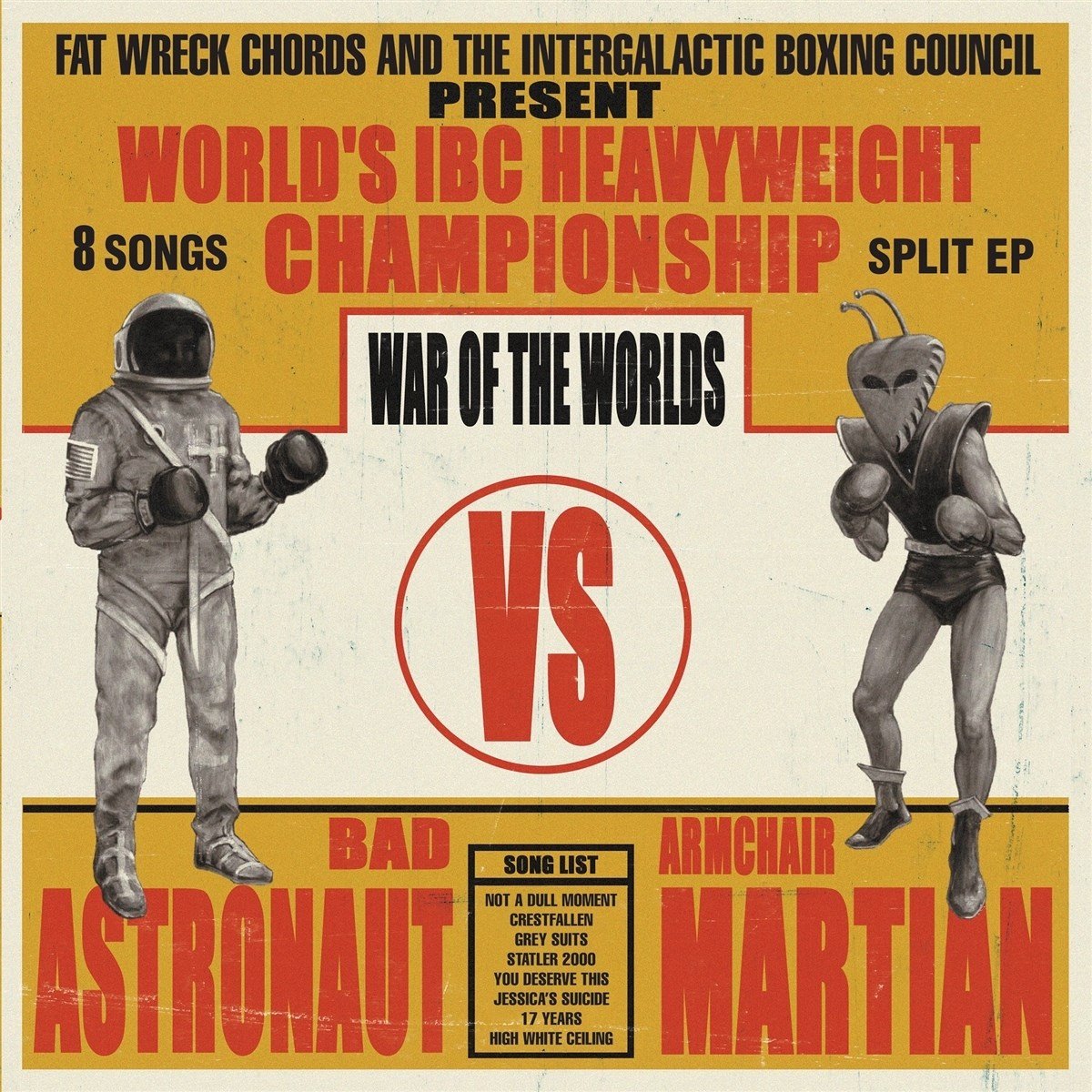 Bad Astronaut Vs Armchair Martian - War Of The Worlds (LP)