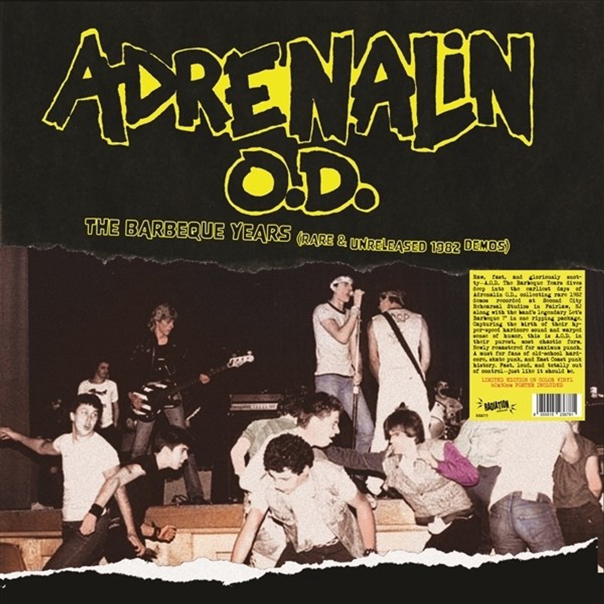 Adrenalin O.D. - Barbeque Years (LP) (Coloured Vinyl)