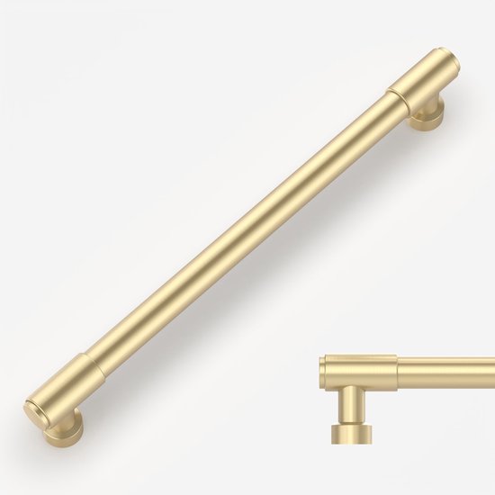 Fulgente 10 Pack 5'' 128mm Kitchen Cabinet Handles Cabinet Door Pulls Stainless Steel Kitchen Handles bedroom cabinet door kitchen cabinet rail handle brushed Rod handle/railing handle