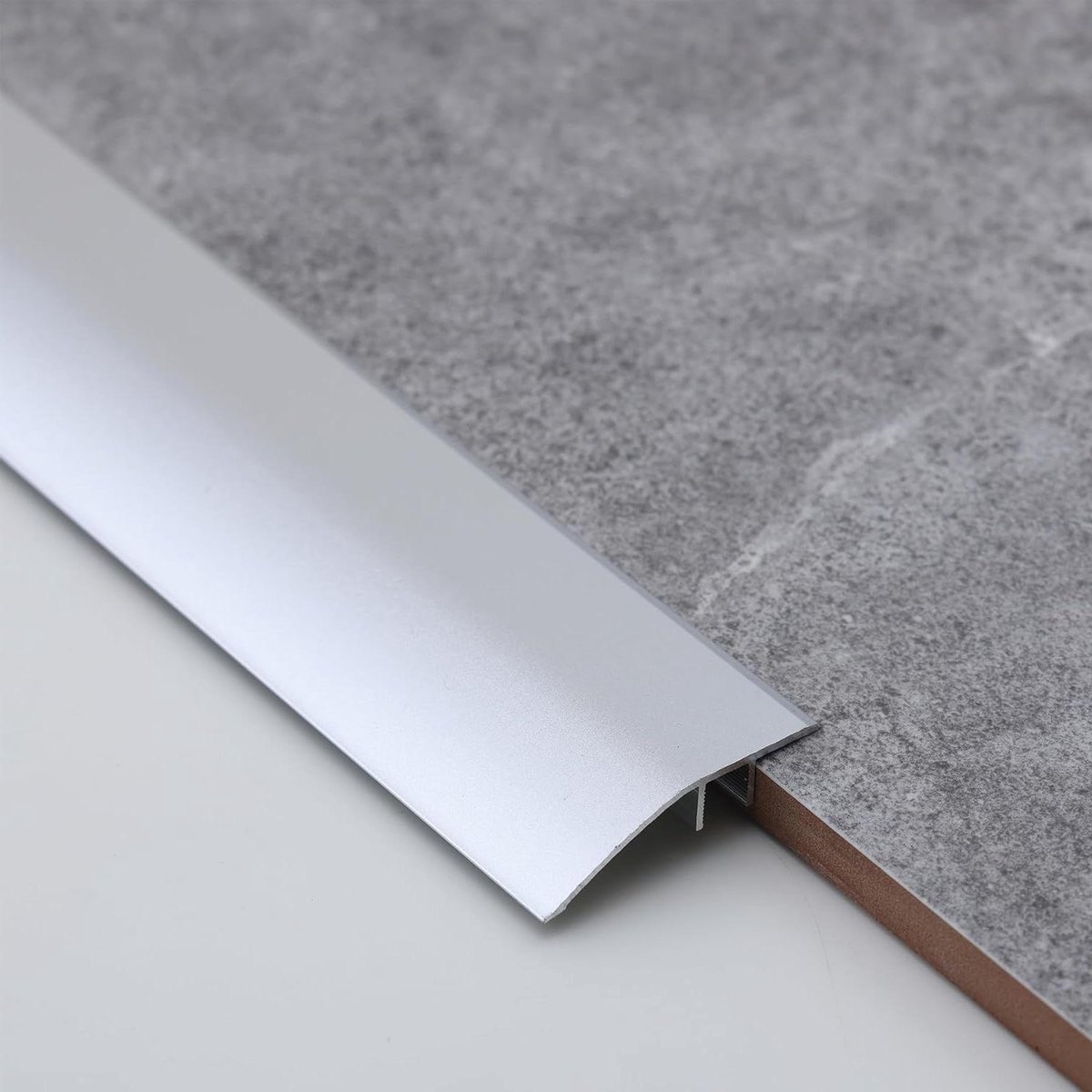 Smoakez - Aluminium vloerovergang drempelstrips voor deur - 12 cm hoogte - Tegels en lamin