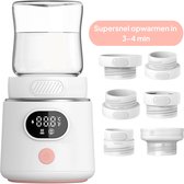 Chauffe-biberon portable Mammie GO - Bébé en route fil - 6 adaptateurs inclus - 4 niveaux de température