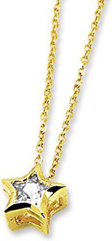Amanto Ketting Gemma Gold - 316L Staal PVD - Ster - ∅8mm - 50cm