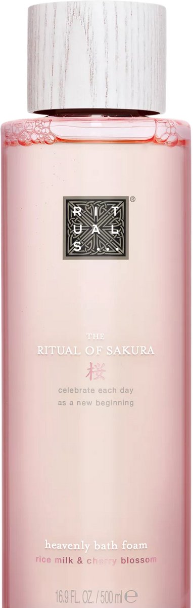 Rituals of Sakura - Bath Foam 500 ml + Gift bag + Scrub zakje