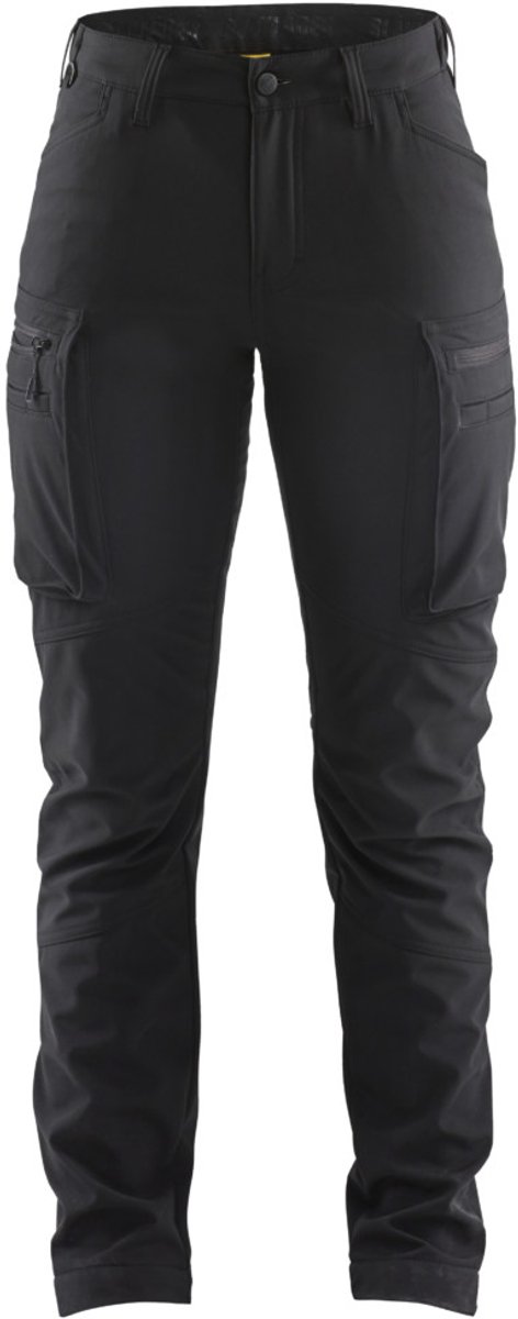 Blaklader 7177-2513 Dames softshell service winterwerkbroek - Zwart - C36
