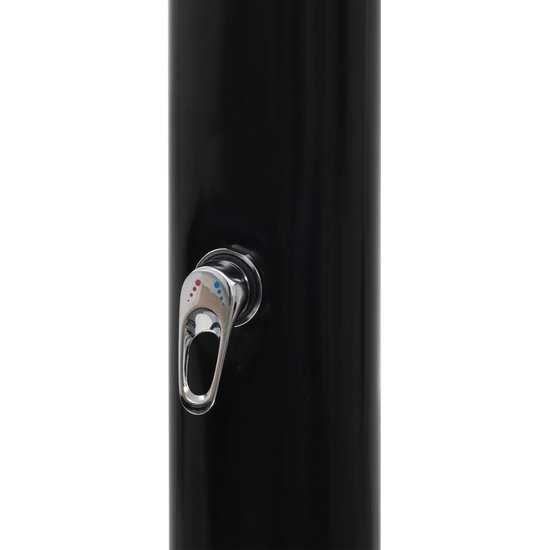 vidaXL Solar douche 40 L 196 cm zwart