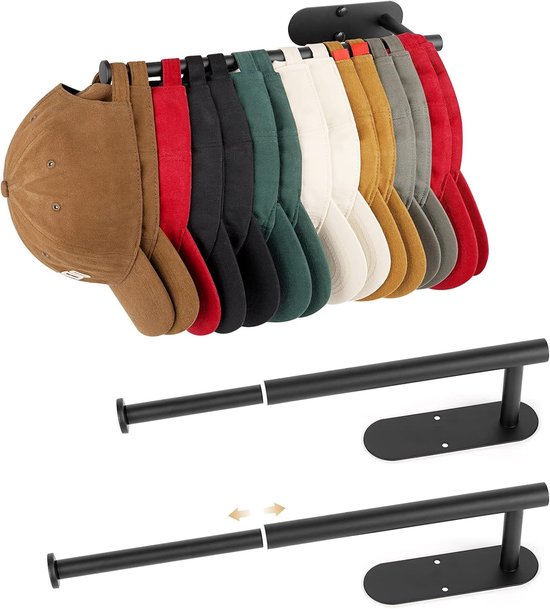 Worden Rack Hoedenrek - Schaalbaar - Pettenrek - Opberger Voor Petten En Houden ...