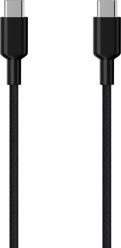 ThunderGold 2x USB C kabel 60W - USB C naar USB C - USB-C kabels - USB C kabel naar USB C - Oplaadkabel USB C - USBC kabel - Universeel - 1 Meter - Gevlochten