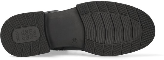 Zool van zwarte laars met Mexx logo en profiel.