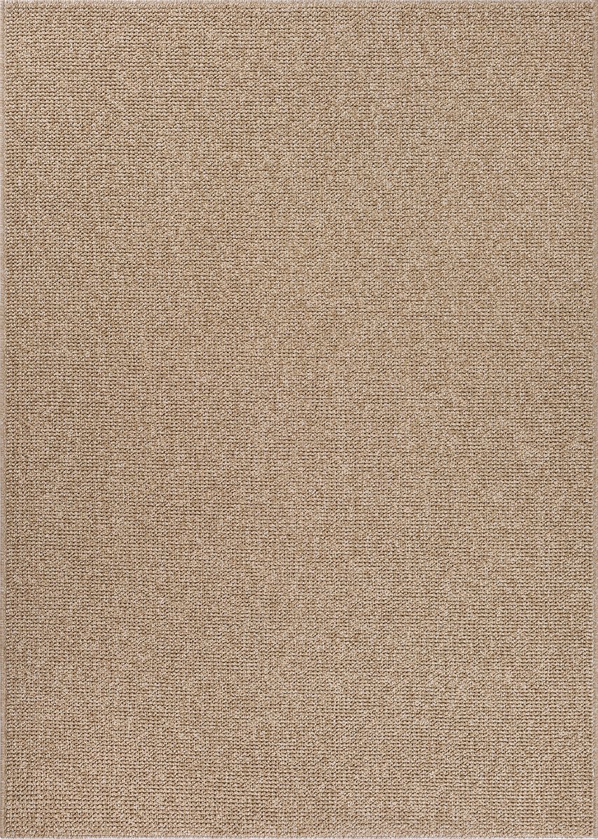 the carpet Cairo – Weerbestendig outdoor vloerkleed met natuurlijke jute structuur, geschikt voor balkon, tuin en terras, bruin met jute structuur, 80 x 150 cm
